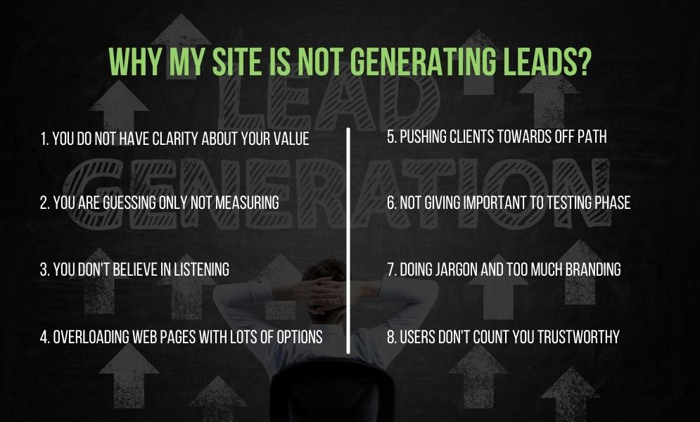 Why My Site is Not Generating Leads