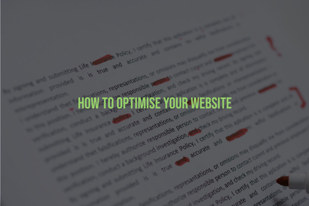 How to Optimise Your Website