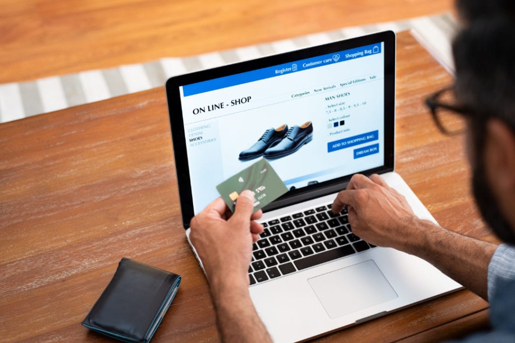 A customer deciding to make an online Purchase. With a professional website made by Adelaide's top web design and digital marketing agency, you know you're getting the best ROI possible.