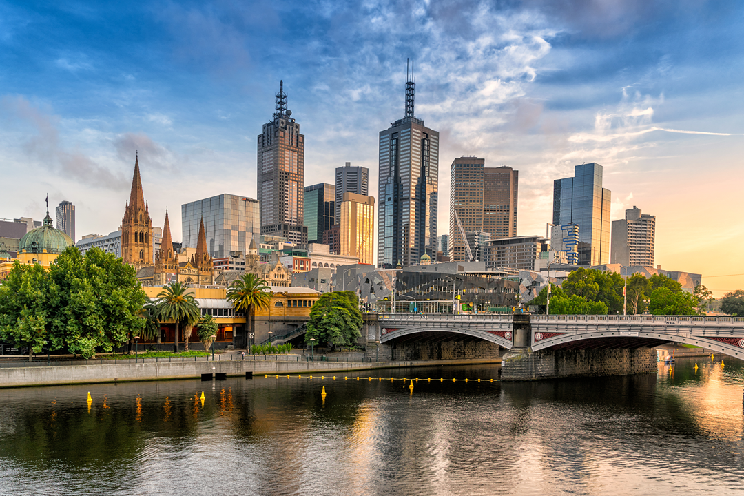 Melbourne CBD skyline at dusk, where Marketing Sweet is making a huge difference for local businesses
